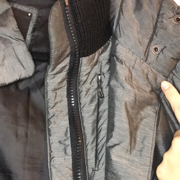 EUC Smartwool fall/winter jacket with knit collar - Picture 5 of 16